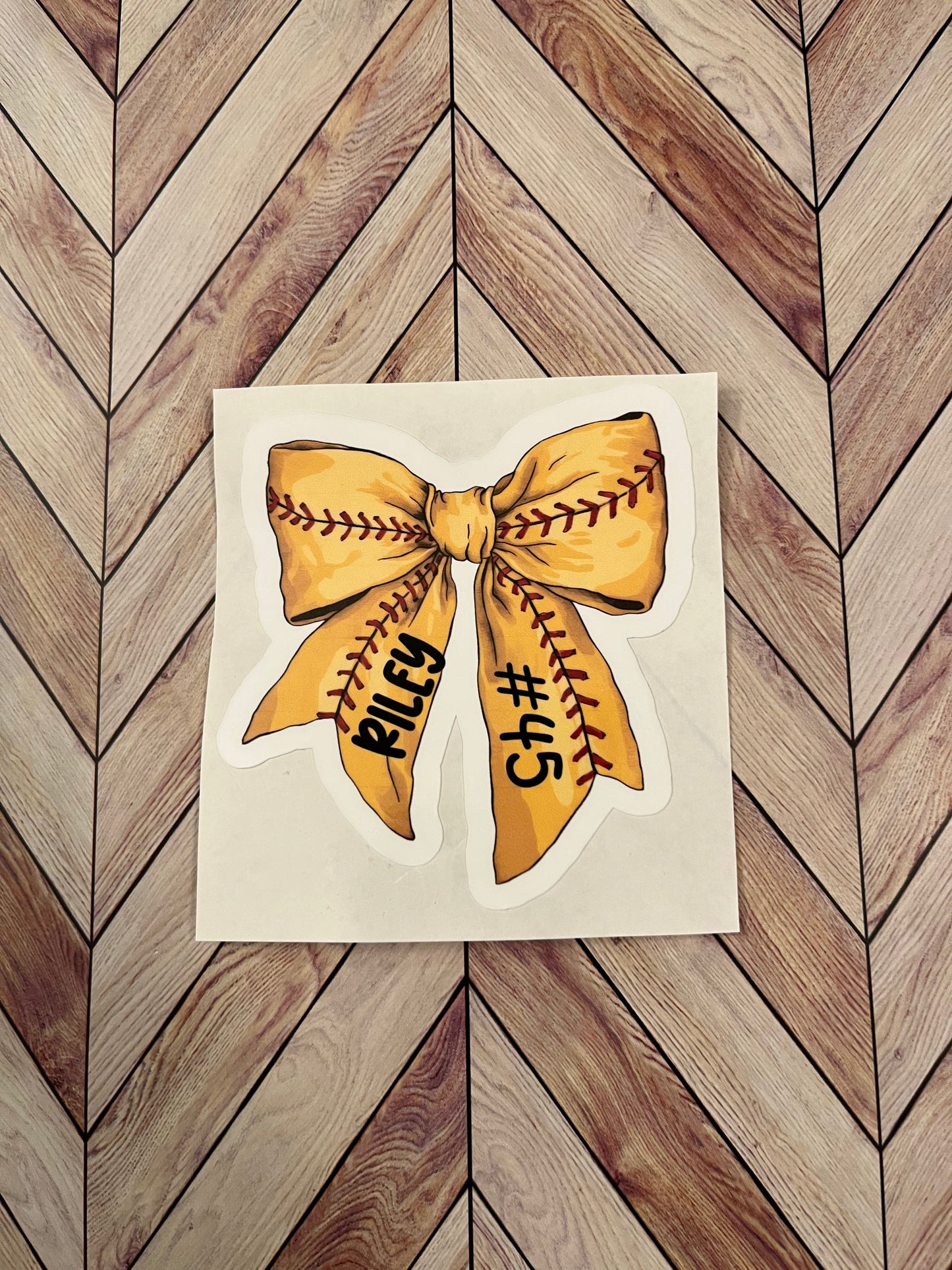 Sports Bow Customized Decal