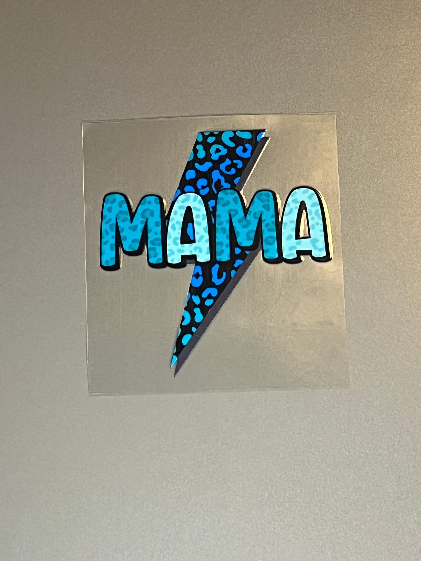 Mama Blue UV DTF Image IM308