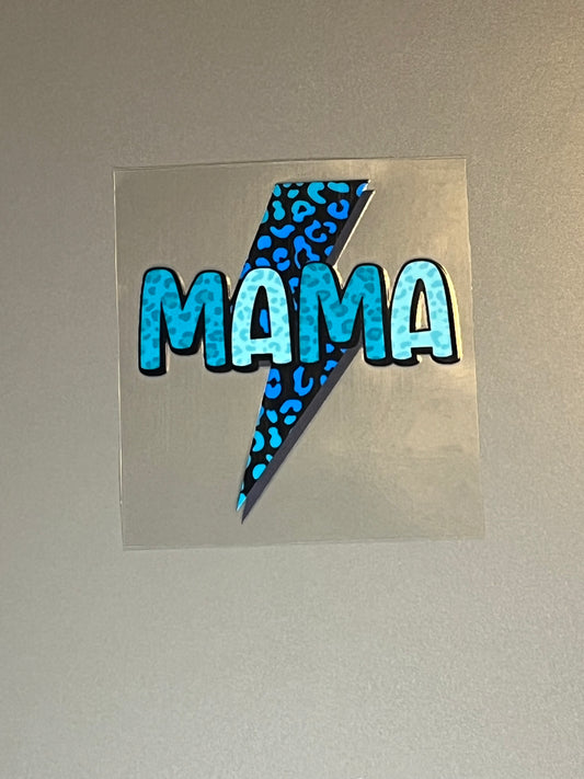 Mama Blue UV DTF Image IM308