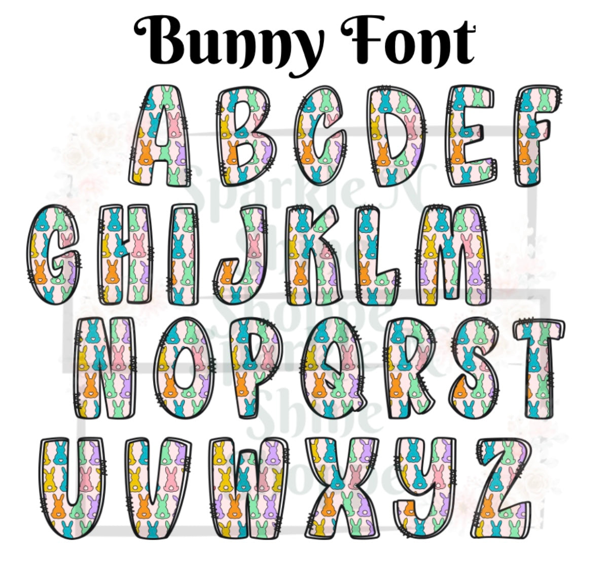Easter Name Decal