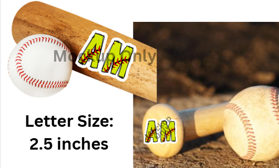 Baseball or Softball Customized Helmet Decal